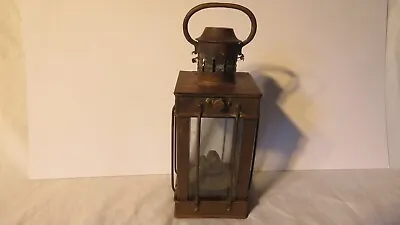 Vintage Wedge  Kerosene Lamp Lantern  Miners Railway Horse Carriage Coach Buggy • $140