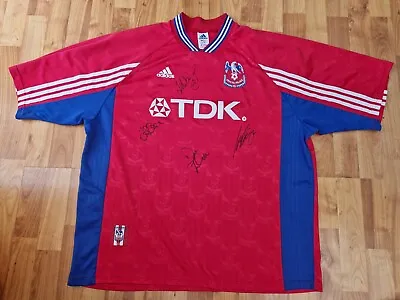 £149.99 • Buy Vintage Crystal Palace 1998-1999 Mens Xxl Home Football Shirt Adidas Signed