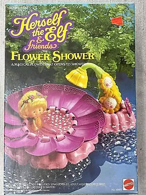 Herself The Elf & Friends Flower Shower Playset Mattel 1982 Vintage NEW • $19.99