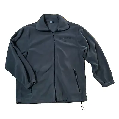 Yellowstone Men's Full Zip Jacket Gray Outdoor Ranch Farm Collar Coat Small • $29