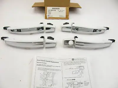 NEW OEM GM Door Handle Set White W/chrome 22817270 For 12-17 Regal 13-16 Malibu • $45.79