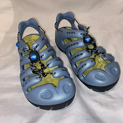 Keen Mion Hybrid Waterproof Trekking/Water Sandals Blue & Green Size 6 Unisex • $22.50