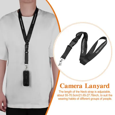 Quick Release Camera Lanyard Neck Strap Accessories Compatible For Insta360 X3 • £7.81