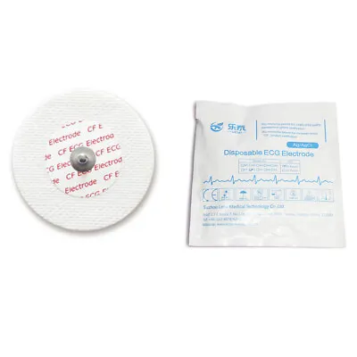 Replacement 100 Electrodes Pads Disposable Home ECG EKG Heart Monitor Machine • £30