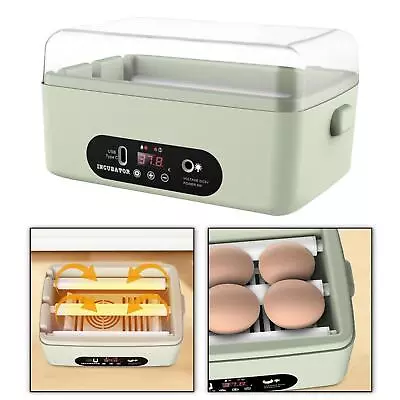 Mini Egg Incubator Egg Hatcher Machine Hatcher Machine Digital Incubator Poultry • £24.95