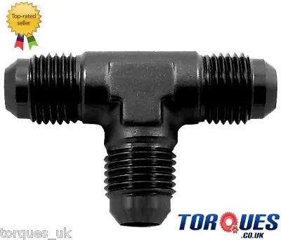 £6.99 • Buy AN -6 (AN6 AN 06) Flare Tree T Piece Adapter Fitting Black