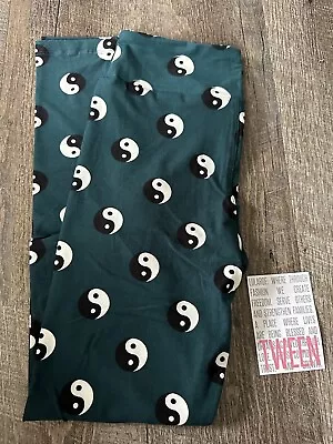 NEW RELEASE Lularoe Leggings Size Tween Beautiful Ying & Yang Symbol Print New • £11.25