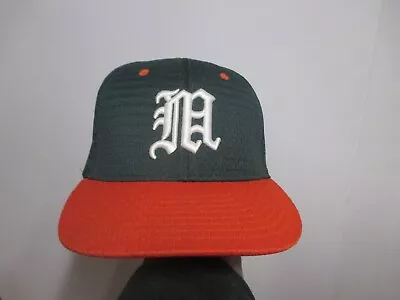 Nike Miami Hurricanes Flex Fit Hat (xl) Nwt Green & Orange W/ M  Logo Perforated • $17.99