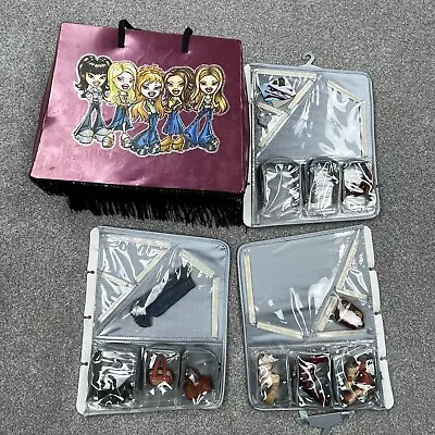 $44.91 • Buy Vintage Bratz Carriing Case And Clothing Shoes Accessories Lot Bundle Purse