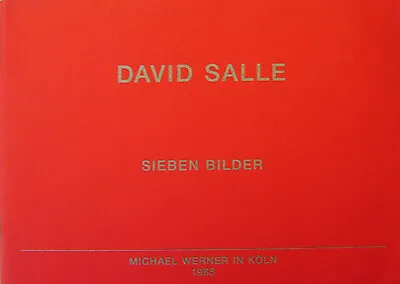 David Art Salle / David Salle Sieben Bilder First Edition 1985 • $28