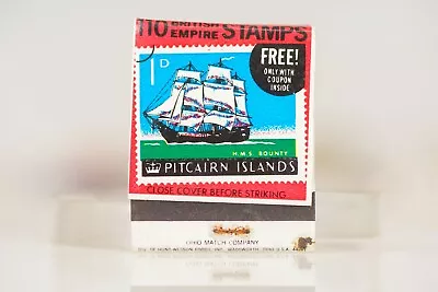 110 British Stamps Vintage Matchbook Advertisement Stamp Collectors • $5.95