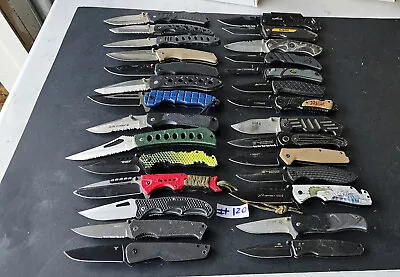 (Lot Of 28) TSA Confiscated EDC Manual Pocket Knives #120 • $45