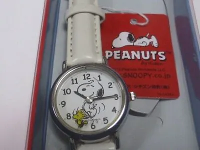 CITIZEN Q&Q PEANUTS Snoopy P003-314 Watch White Women Japan New • £33.90