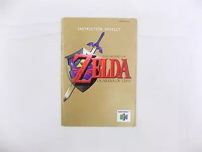Nintendo 64 N64 The Legend Of Zelda Ocarina Of Time Manual Only • $31.43