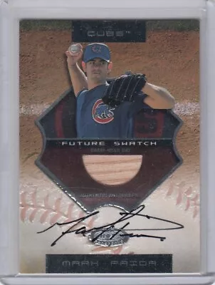 2002 Fleer Hot Prospects Future Swatch MARK PRIOR Bat/Auto Cubs /1000 (PR 100) • $11.99