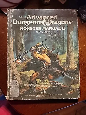 AD&D Monster Manual II High End VG Gary Gygax TSR No. 2016Dungeons & Dragons • $20
