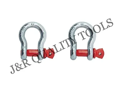 2 PACK 5/8  Alloy Clevis Screw Pin Anchor Shackle Bow • $15.95