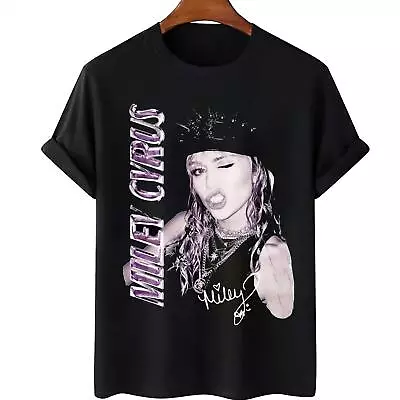 New Miley Cyrus Shirt Popular Black All Size Shirt • $18.99