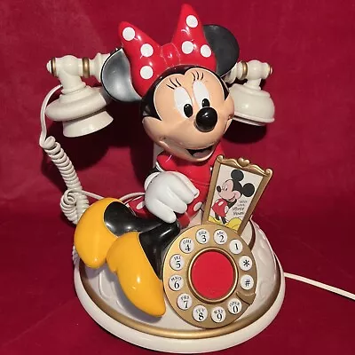 Minnie Mouse Corded Telephone With Touch Tone Dialing. Works Great. (U) • $99.99