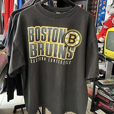 Vintage Starter Boston Bruins Eastern Conference Shirt Size XL • $34.99