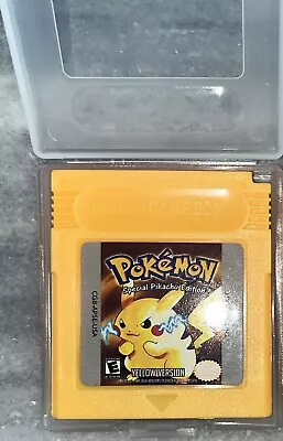 Pokemon Yellow Pikachu W Clear Case • $39.99