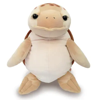 Shinada Global Mochi-Kame Sea ​​Turtle Brown L Size Plush Doll Stuffed Animal • $59