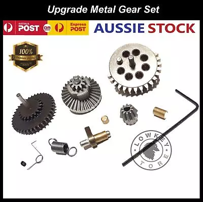 Upgrade 18:1 Metal Gear Set Gel Blaster Gearbox Parts Gen8 J9 J10 ACR/M4A1/SCAR • $22.87