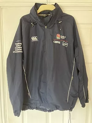 £17 • Buy Mens England Rugby Canterbury Shell Jacket Size Large In Good Condition NAVY