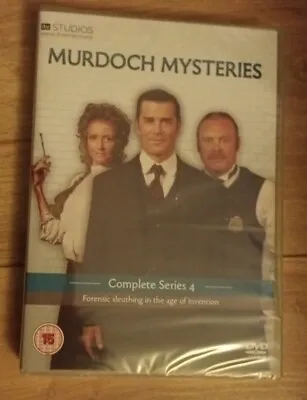 Murdoch Mysteries: Complete Series 4 DVD (2011) Yannick Bisson Cert 15 4 Discs • £10.99