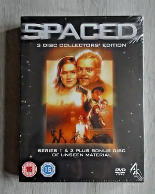 Spaced DVD  First And Second Series Box Set + Bonus Disc Simon Pegg New Sealed • £6.99