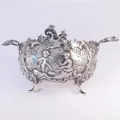 Ornate Antique 800 Silver Hanau Candy Dish Sweetmeat • $275