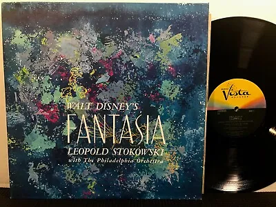 WALT DISNEY Fantasia 3 LP BUENA VISTA STEREP 1961 Leopold Stokowski Philadelphia • $200