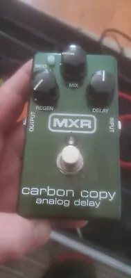 Mxr Carbon Copy Analog Echo  Delay With Modulation EFFECT PEDAL   • $99.99