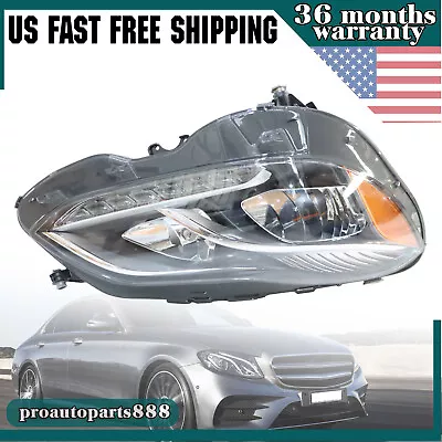 Passenger Side Headlight For 2014-2015 Mercedes-Benz E250 E350 E400 E550 • $395