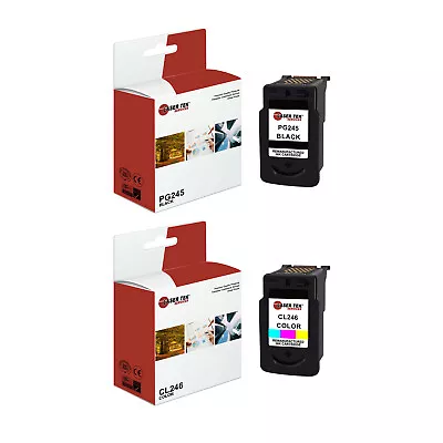2Pk LTS PG245 CL246 Multicolored HY Compatible For Canon Pixma MG2420 MG2520 Ink • $74.99