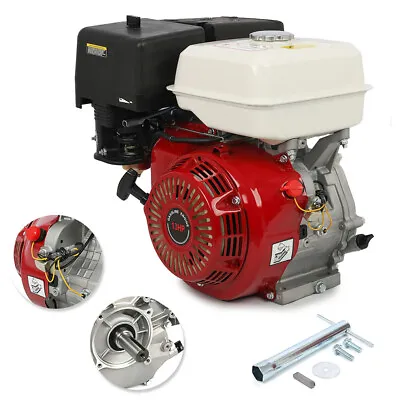 15HP GX390 Engine 1  Horizontal Shaft Recoil Start With Low Oil Shutdown Top • $415.99