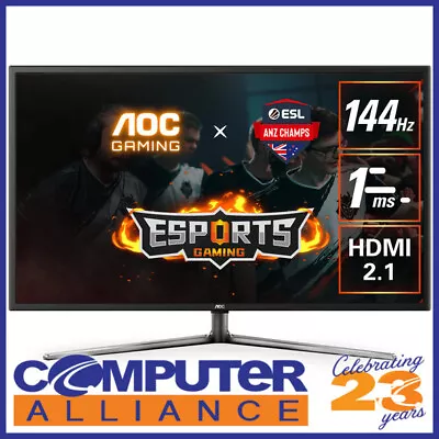 43  AOC G4309VX/D 144Hz UHD VA Gaming Monitor • $1299