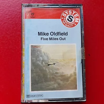 Vintage Cassette Mike Oldfield  Five Miles Out   EMI VIRGIN (Made In Germany)  • £4.45