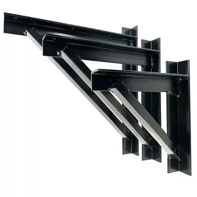 2 GALLOWS BRACKETS Reinforced Build In  + Resin Fixing Kit & Studs ZB • £44