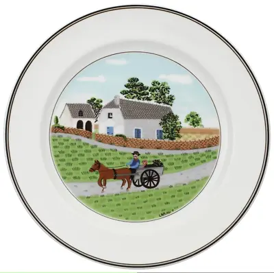 Villeroy Boch Design Naif Dinner Plate #1 Going To Market Brand New • $49.99