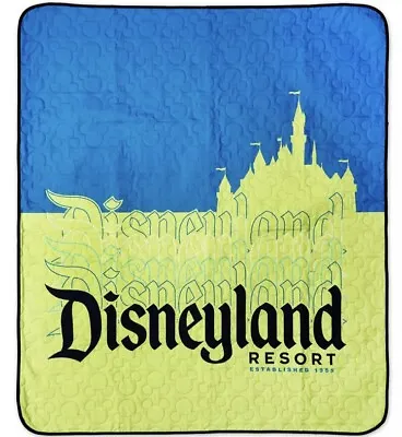 Disneyland Throw Picnic Blanket - Brand New Sealed -Quilted Mickey Mouse Pattern • $39.99