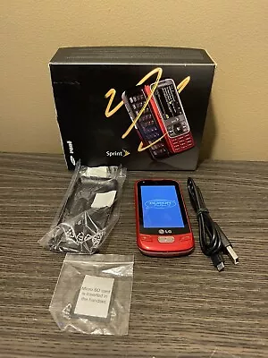 LG Rumor Reflex S - Red And Black ( Sprint ) Very Rare Phone Spotless Condition • $60.49