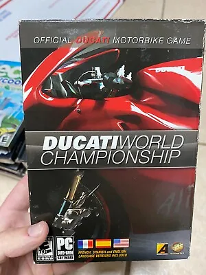 DUCATI WORLD CHAMPIONSHIP/Motorbike Motorcycle Racing PC Game NEW! BOX RARE! • $11