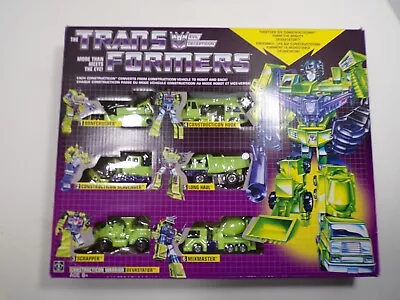 Hasbro Transformers Walmart Reissue G1 Constructicon Devastator Collection Pack • $125