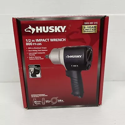 Husky 1/2in Impact Wrench 800ft-lbs - Pre Owned (excellent Condition!!!) • $44.99