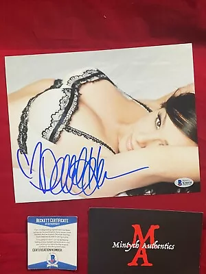 DANIELLE HARRIS AUTOGRAPHED SIGNED 8x10 PHOTO! HALLOWEEN! BECKETT COA! HORROR! • $64.99