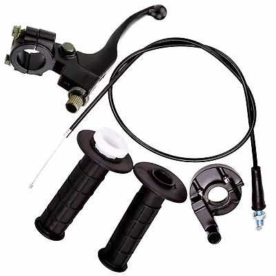 Mini Bike Throttle Assembly 7/8  Throttle Cable Accelerator Handlebar Grip • $19.95