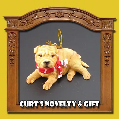 Staffordshire Bull Terrier Christmas Ornament Dog K9 • $3.95