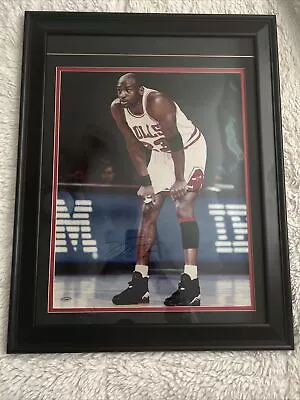 Michael Jordan Autographed Upper Deck Custom Framed 16x20 Authenticity Coa/Holos • $500