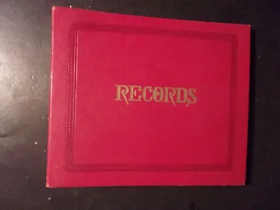 Vintage Record Storage Album Binder Book 7  Inch 45 RPM Records (Holds 10 • $12.95